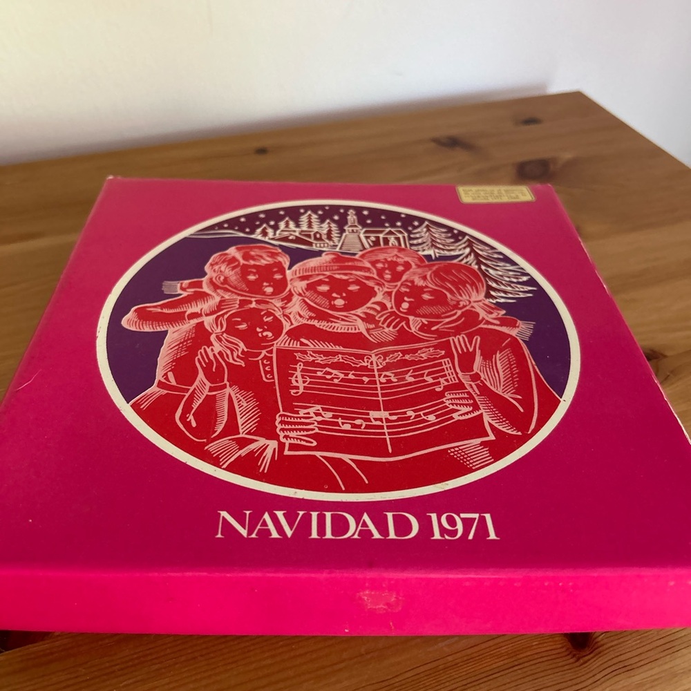 Lladró Navidad 1971 Christmas Plate